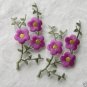2 Pieces Hot Pink Cherry Blossom Iron On Patches Free Shipping