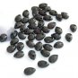 100 Pieces of Black Acrylic Faceted Tear Drop Beads Free Shipping