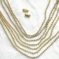 20 ft of Gold Tone Ball Chain with 10 Connector Clasps free Shipping