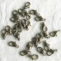 20 Pieces of Antque Bronze Lobster Clasps free Shippin.