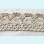 4 Yards of Ivory And Mocha Crochet Ribbon Free Shipping