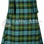 48 Size Premium Handmade Scottish 8 Yard GUNN ANCIENT Tartan KILT with Matching Sporran