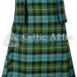 52 Size Premium Handmade Scottish 8 Yard GUNN ANCIENT Tartan KILT with Matching Sporran