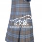30 Size 13 Oz Acrylic SCOTTISH Black Watch Weathered Tartan 8 Yard KILT for Men