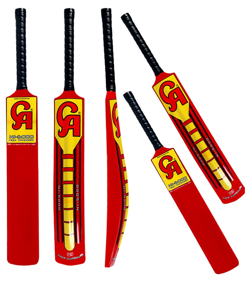 5 x CA NJ-5000 Tape Ball Fiber Cricket Bat 45mm Edge top deal