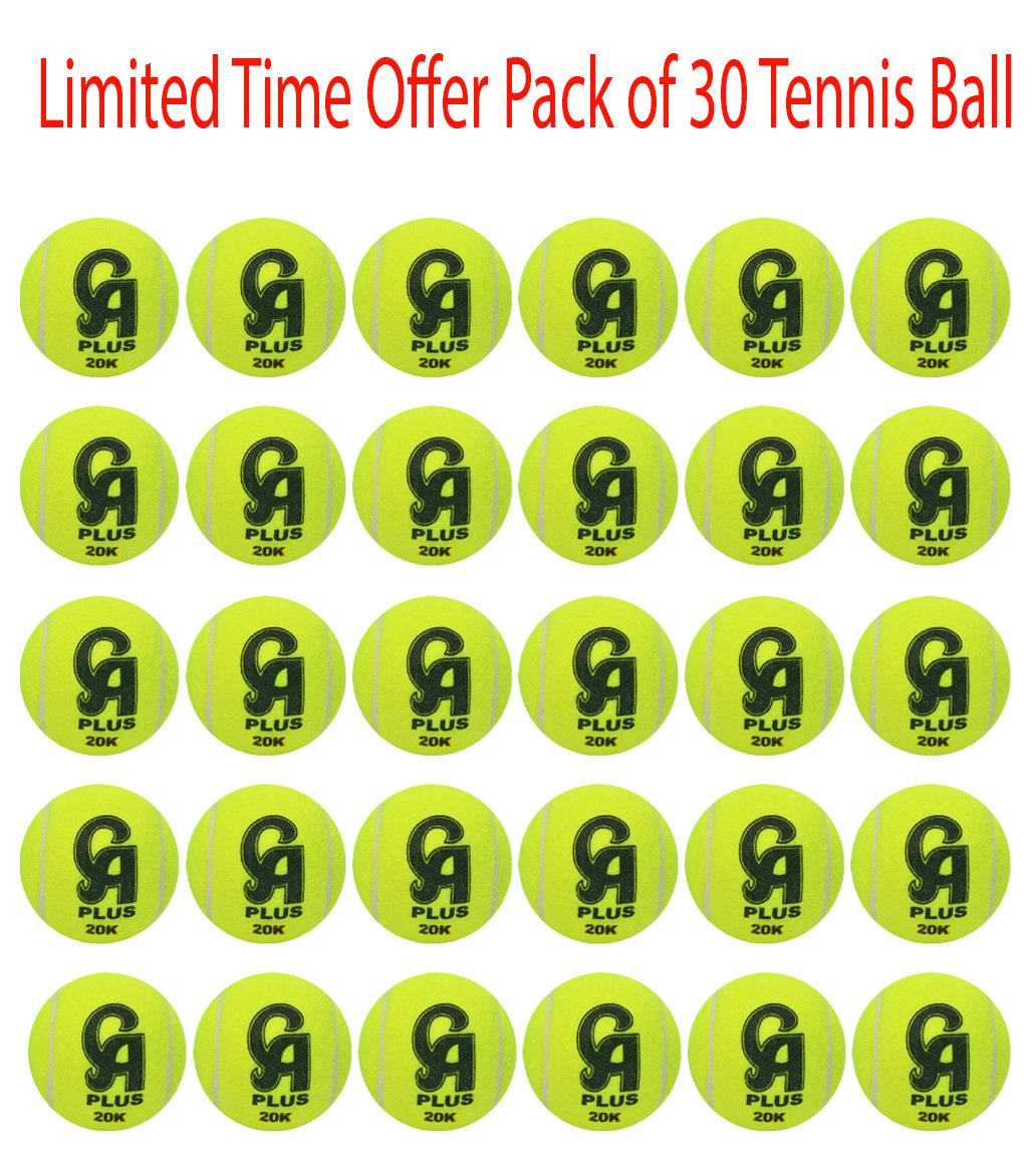 CA Plus 20k Tennis Ball Soft Ball, Pack of 30 Pieces