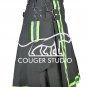 32 Size Handmade Utility Olive Green Cotton KILT FIREMAN KILT Highly Visible Reflector