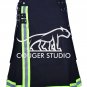 42 Size Handmade Utility Black Cotton Fireman / Fighter KILT - Highly Visible Reflector