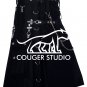 KILT - 30 Size - Scottish Handmade Black Cotton KILT Gothic Throng With Silver Accessories