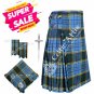 Scottish 8 yard Anderson Tartan KILT and Accessories Size 46