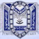 Masonic APRON Past Master Regalia APRON With Free COLLAR CHAIN & Matching JEWEL