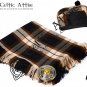 Scottish Rose Ancient Tartan Fly Plaid Brooch Pin Glengarry Hat 60 cm