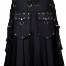 KILT - 46 Size - Handmade KILT - Utility KILT - Gothic Punk Rock KILT For Men