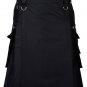 KILT - 40 Size - Handmade KILT - Utility KILT - Gothic Punk Rock KILT For Men