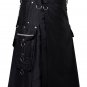 KILT - 40 Size - Handmade KILT - Utility KILT - Gothic Punk Rock KILT For Men