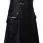 KILT - 54 Size - Handmade KILT - Utility KILT - Gothic Punk Rock KILT For Men