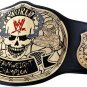 WWF Smoking Skull World Heavyweight Wrestling Championship Belt.SNAKE SKIN BACK