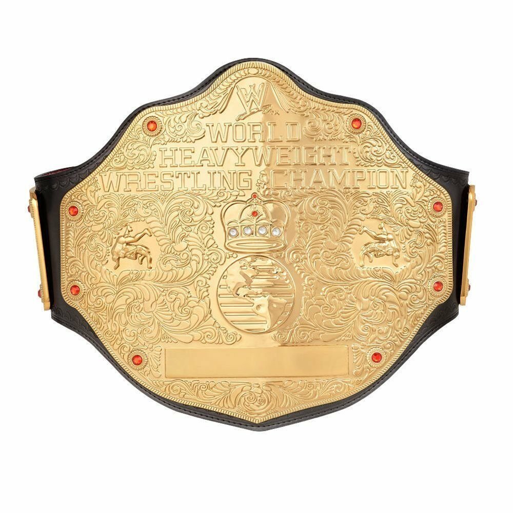 WWE World Heavyweight Big Gold Championship replica belt wwf classic gold wcw