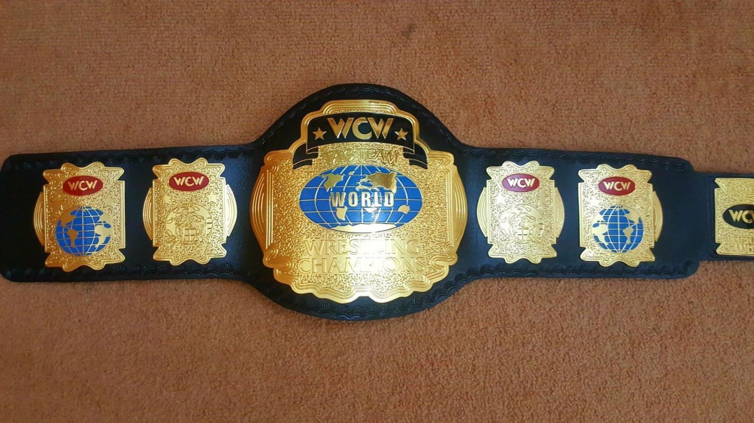 WCW World Tag Team Wrestling Championship Belt.Adult Size.