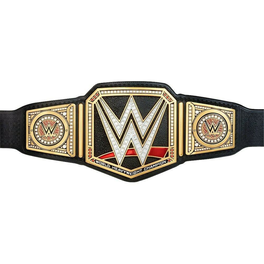 WWE Heavy Weight Championship Wrestling Title Replica Adult Black Belt 2mm WWF