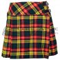36 - Size - Scottish Ladies Buchanan Tartan KILTED SKIRT Mini Length Billie Skirt Plaid Skirt
