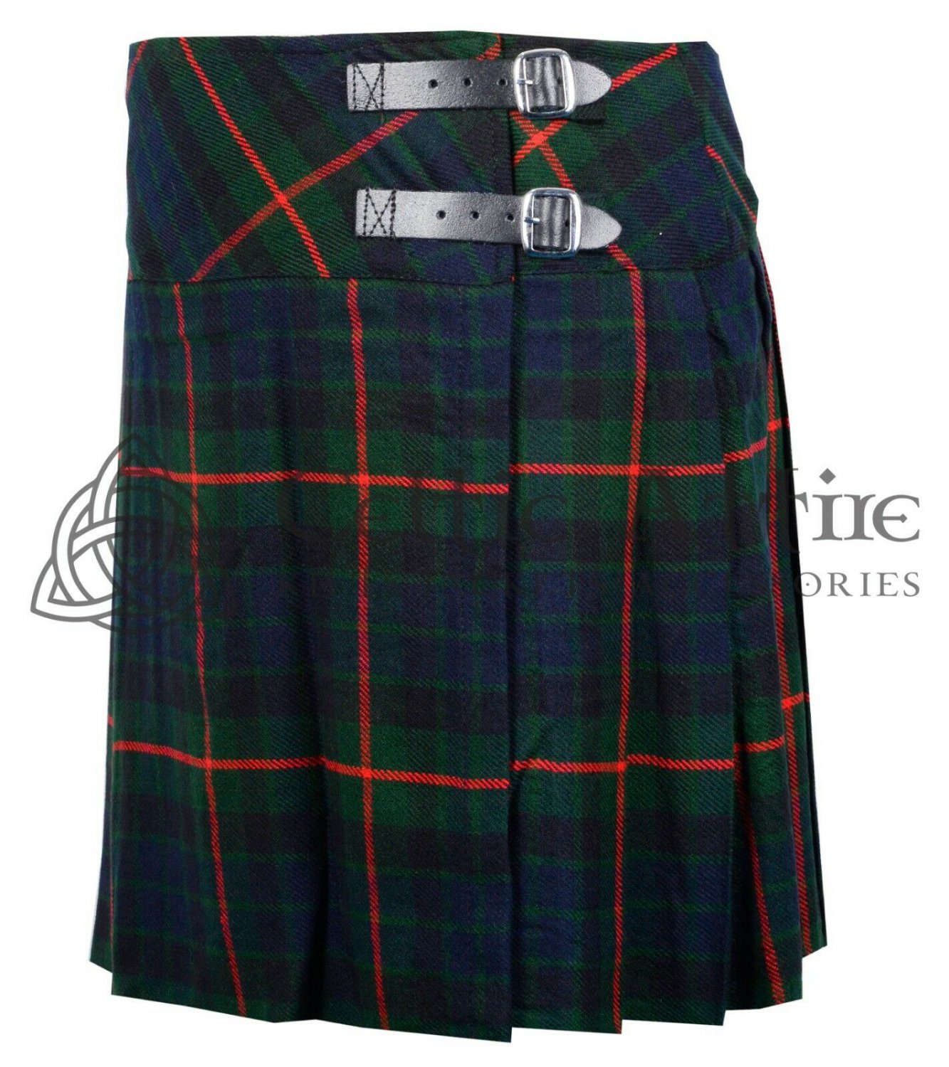 38 - Size - Scottish Ladies GUNN Tartan KILTED SKIRT Mini Length Billie Skirt