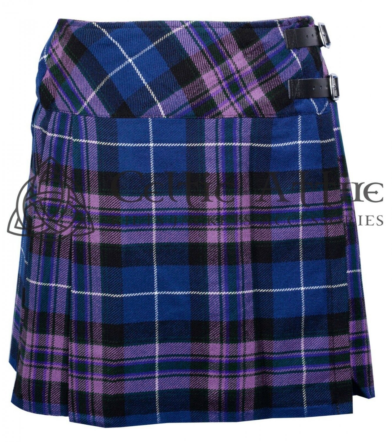 36 - Size - New Scottish Pride of scotland Tartan KILTED  Ladies SKIRT Mini Length Billie Skirt