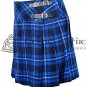 Kilt for Women - 30 - Size - New Ladies Ramsey Blue Tartan KILTED SKIRT Mini Length Billie Skirt