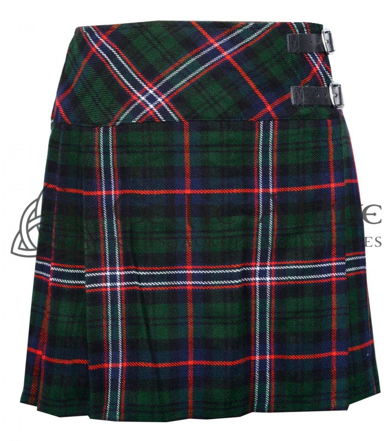 32 - Size - New Ladies Scottish National Tartan KILTED SKIRT Mini Length Billie Skirt