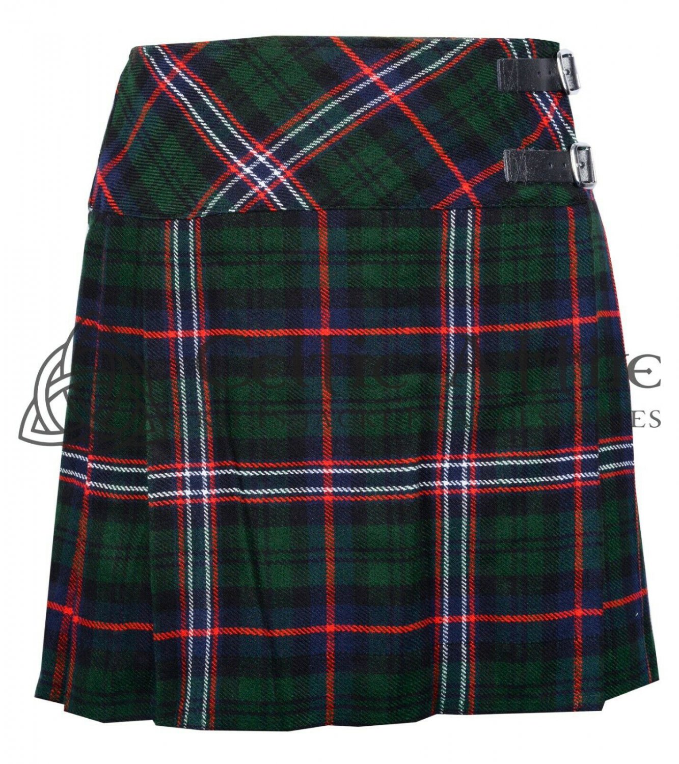 38 - Size - New Ladies Scottish National Tartan KILTED SKIRT Mini Length Billie Skirt