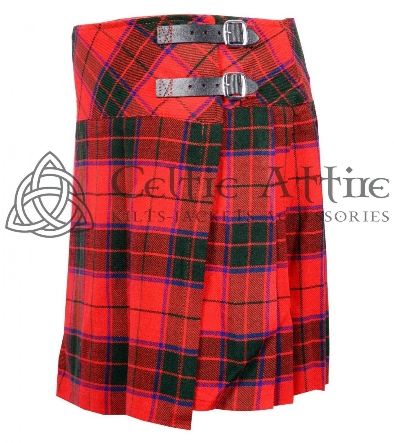 30 - Size - New Ladies Scottish Rose Tartan KILTED SKIRT Mini Length ...