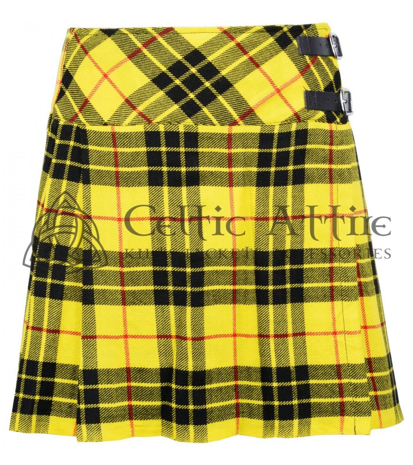 30 - Size - Scottish Ladies Macleod of Lewis Tartan KILTED SKIRT Mini Length Billie Skirt