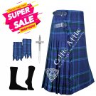 36 - Size - Scottish Kilt Spirit of Scotland TARTAN KILT Free Kilt Pin - Flashes - Socks - 39 Colors