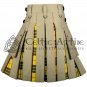 36 - Size - Hybrid UTILITY KILTS for Men Khaki Cotton Macleod of Lewis Tartan Cargo Pockets Kilt