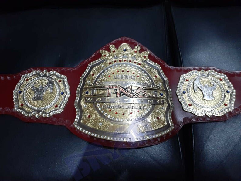 TNA legends wrestling heavyweight championship belt double layer (2mm Brass)