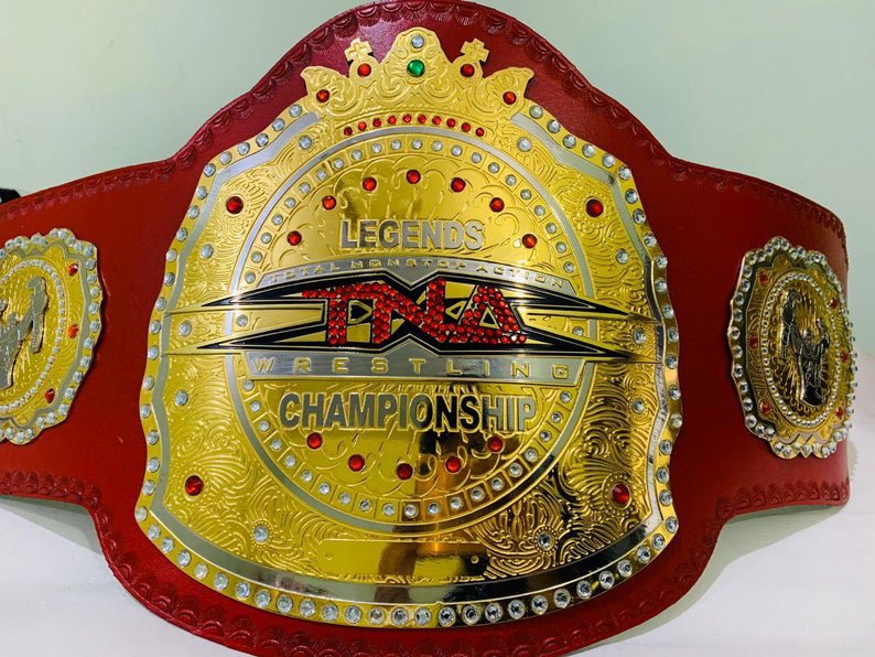 TNA legends wrestling heavyweight championship belt double layer (2mm Brass)