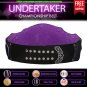 Undertaker Wrestling Championship Leather Belts Replica Plates Adults,Size 2mm