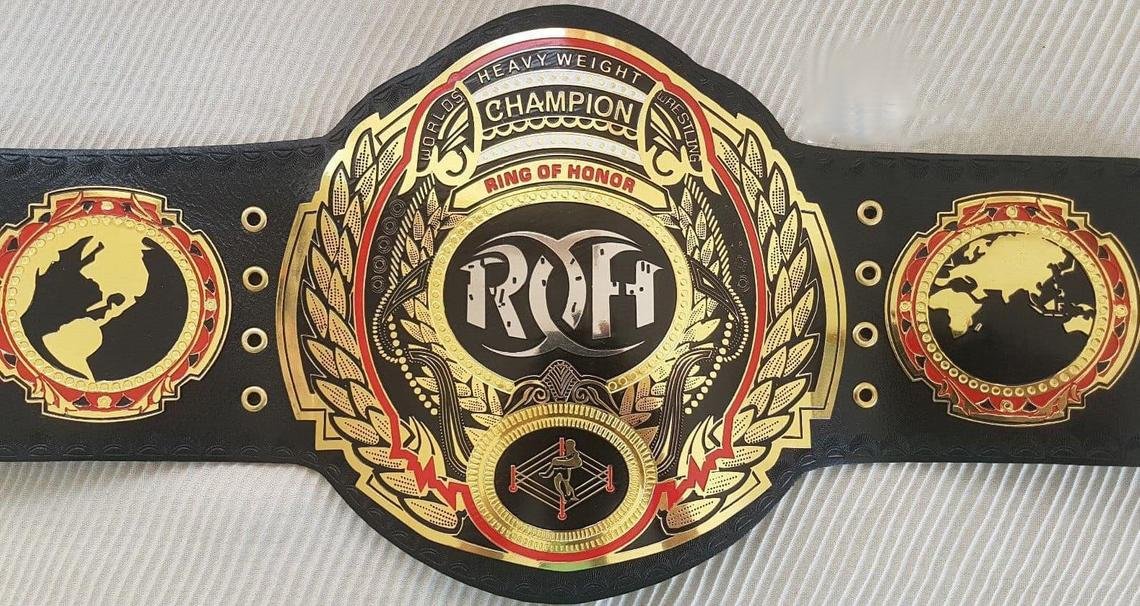 Custom Belt-Championship Belt-Title Belt-ROH Championship Wrestling Belt Replica