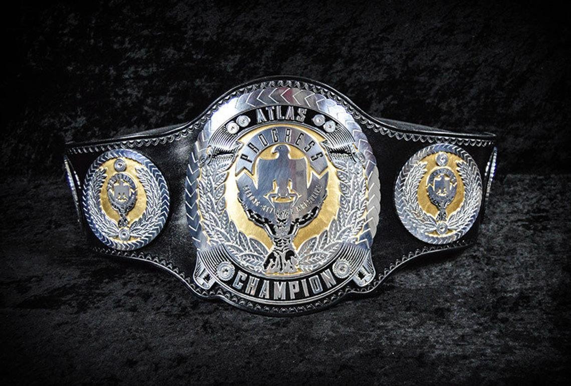 PROGRESS Wrestling ATLAS Wrestling Championship Title Replica Belt