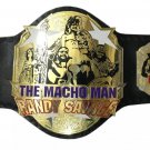 THE MACHO MAN RANDY SAVAGE WRESTLING CHAMPIONSHIP BELT ADULT SIZE