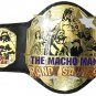THE MACHO MAN RANDY SAVAGE WRESTLING CHAMPIONSHIP BELT ADULT SIZE