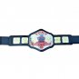 AWA WORLD TAG TEAM WRESTLING CHAMPIONSHIP BELT ADULT SIZE BLACK LEATHER STRAP