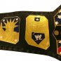WWE WWF US United State Championship Wrestling Belt With Black Strap Adult Size