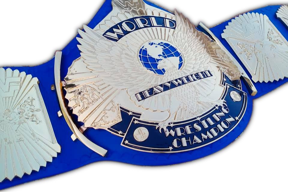 WWF WWE Classic Gold Winged Eagle Heavy weight Champions Wrestling Belts 4mm Brass Plates