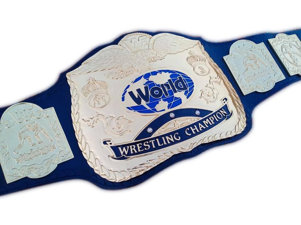 WWF WWE RIC FLAIR World Heavy Weight Wrestling Championship Belt. With Leather Strap Adult Size 4mm