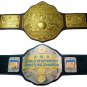 WWE Big Gold World Heavyweight Wrestling Belt + AWA World Heavyweight Belt 4mm Zinc Plate