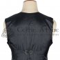 Prince Charlie Vest - Scottish Traditional 3 Buttons Black Wool KILT WAISTCOAT Made to Order