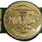 WWF  / WWWF Big Green Worldwide Wrestling Heavyweight Championship Belt Backlund Shiekh