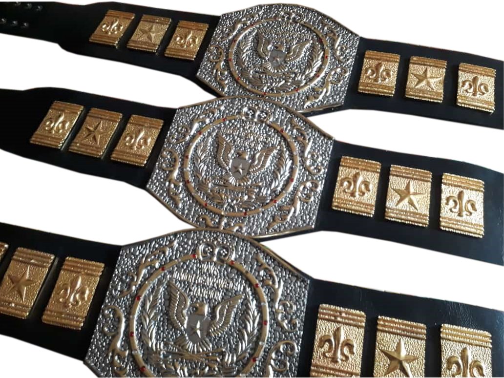 Old WWF Junior Heavyweight championship belt 1965-1985 New Japan Pro-Wrestling