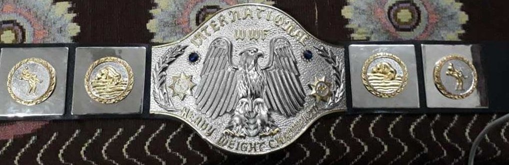 WWF International Heavyweight Old School Championship Belt Wrestling Champion